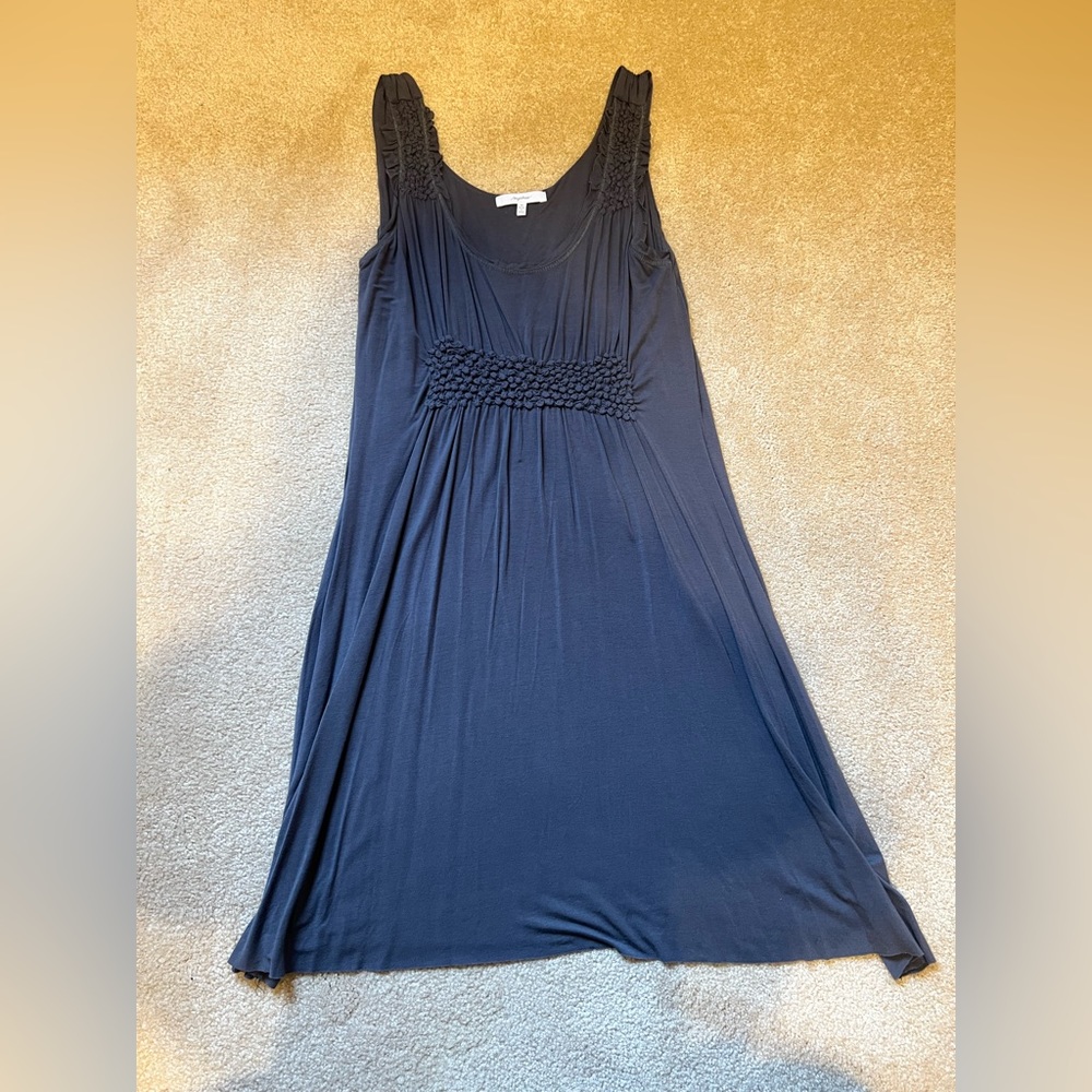 Sleeveless Gray T-Shirt Dress- Medium